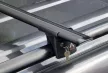 Aguri runner 120 cm A/B negre aluminiu Suport de acoperiș pentru mașini cu șine longitudinale (51025)