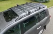 Aguri runner 135 cm C/D bare de plafon din aluminiu negre pe bare longitudinale și pe șine de plafon pentru mașini (51031)