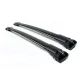 Aguri prestige PS25 negru aluminiu Suport de acoperiș pentru mașini cu bare longitudinale (51289)