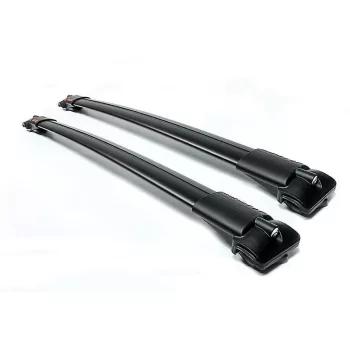   Aguri prestige S5 negru aluminiu Suport de acoperiș pentru mașini cu bare longitudinale (51609) (P3 + P1.1)