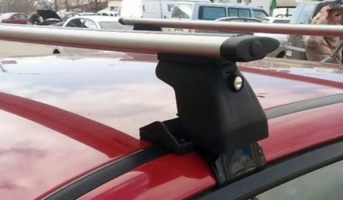 Amos D-2 silențios aluminiu încuiabil Suport de acoperiș pentru mașini cu acoperiș normal 3 uși pentru mașini