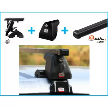   Amos D-3 oțel capac de portbagaj închis pentru mașini cu acoperiș normal