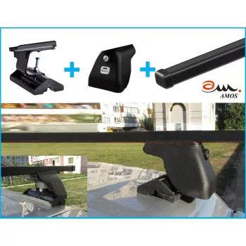   Amos C-15 suport de bagaje din oțel cu capac închis pentru mașini cu puncte de fixare