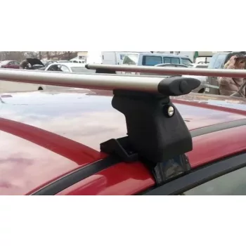   Amos D-4 silențios aluminiu încuiabil Suport de acoperiș pentru mașini cu acoperiș normal