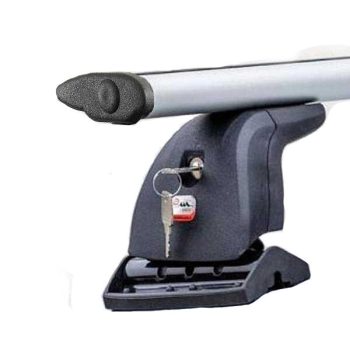   Amos Beta102 silențios aluminiu încuiabil Suport de acoperiș pentru mașini cu puncte de fixare