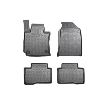   Eco cu margine înaltă Covoare auto Ssang Yong Tivoli 2015-2019, Ssang Yong XLV 2016-2019, Ssang Yong Tivoli 2022-, Bal elöl a fixare kampók közötti távolság 35 cm.