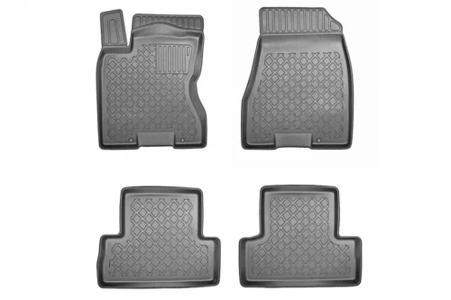 Eco covorașe de cauciuc cu margine înaltă Nissan X-Trail II 2007-2014