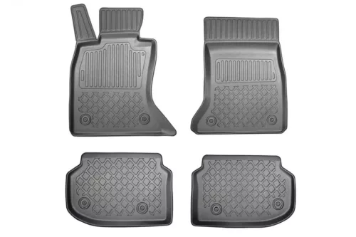 Eco covorașe de cauciuc cu margine înaltă Bmw 5 F10 2010-2014 x-drive, üléssín a spate de la scaun 415 mm.