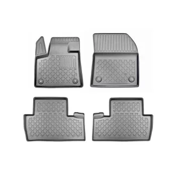   Eco cu margine înaltă Covoare auto PEUGEOT 5008 2017- 5 și 7 locuri, nu include rândul 3!