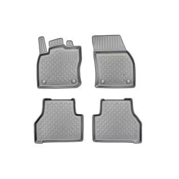   Eco cu margine înaltă Covoare auto VOLKSWAGEN Caddy SB 2021-, FORD Connect 2022- 5 sau 7 locuri, vehicul de pasageri