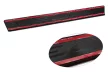 Avisa protecție de prag din oțel lustruit neagră blue "hibrid"(4 pcs) BMW X6 III G06 2019->