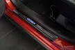 Avisa protecție de prag din oțel lustruit neagră albastru "Hibrid" (din 2 bucăți) DACIA JOGGER 2021->