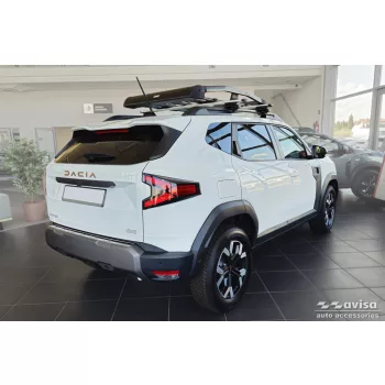   Avisa protecție de prag din oțel argintie ștanțat "Lines" (din 4 bucăți) DACIA DUSTER III 2024->