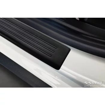   Avisa protecție de prag din oțel neagră mată ștanțat "Lines" (din 4 bucăți) DACIA DUSTER III 2024->