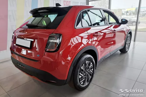 Avisa protecție de prag din oțel neagră ștanțat "Lines" (din 4 bucăți) FIAT 600 2023->