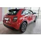 Avisa protecție de prag din oțel neagră ștanțat "Lines" (din 4 bucăți) FIAT 600 2023->