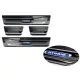 Avisa protecție de prag din oțel lustruit neagră blue "hibrid"(4 pcs) HONDA HR-V III 2021->