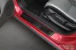Avisa protecție de prag din oțel neagră "Lines" (din 4 bucăți) HONDA JAZZ V CROSSTAR hibrid 2020->