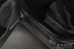 Avisa negru 3 mm bordat aluminiu protecție prag cu model (2 mai multe bucăți) Kia Sportage V 2021-2025 Fl.2025->