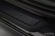 Avisa negru 3 mm bordat aluminiu protecție prag cu model (2 mai multe bucăți) Kia Sportage V 2021-2025 Fl.2025->