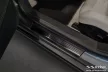Avisa protecție de prag din oțel neagră ștanțat "Lines" (din 4 bucăți) TESLA MODEL S liftback 2012-2016, FL 2016->