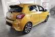 Avisa protecție de prag din oțel neagră "Special Edition" (din 4 bucăți) crom cu inscripție MITSUBISHI SPACE STAR FL 2020->