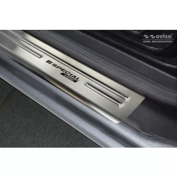   Avisa protecție de prag din oțel argintie satinată "Special Edition" (din 2 bucăți) MERCEDES V Class W447/VITO III 2014->