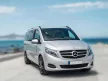 Avisa protecție de prag din oțel argintie satinată "Special Edition" (din 2 bucăți) MERCEDES V Class W447/VITO III 2014->