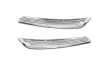 Avisa protecție prag oglindă spate din oțel argintiu (2 mai multe bucăți) MERCEDES C Class W205/S205 2014-2019, FL2019->, MERCEDES C Class W206 2021->