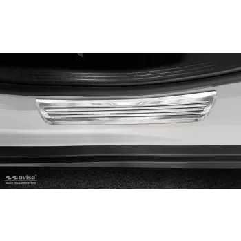   Avisa protecție prag oglindă spate din oțel argintiu (2 mai multe bucăți) MERCEDES GLC/GLC Coupe 2015-2019, FL2019->