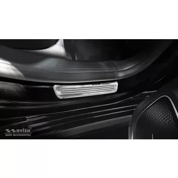   Avisa protecție prag oglindă spate din oțel argintiu (2 mai multe bucăți) MERCEDES CLA II SHOOTING BRAKE (X118) 2019->