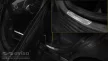 Avisa protecție prag oglindă spate din oțel argintiu (2 mai multe bucăți) MERCEDES A Class IV W177/V177 limousine/hatchbatck 5D 2018->