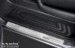 Avisa protecție de prag din oțel argintie satinată "Exclusive" nou versiune (din 2 bucăți) MERCEDES V Class W447/VITO III 2014->
