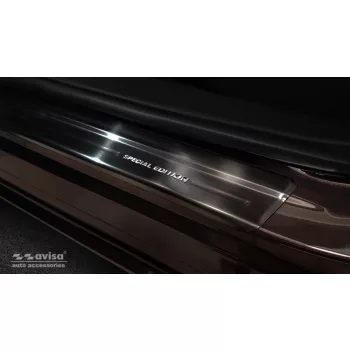   Avisa protecție de prag din oțel neagră "Special Edition" (din 4 bucăți) crom cu inscripție NISSAN JUKE II 2019->