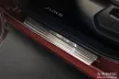 Avisa protecție de prag din oțel argintie satinată ștanțat "Lines" (din 4 bucăți) NISSAN JUKE II 2019->