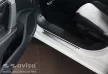 Avisa protecție prag din oțel argintiu satin (4 mai multe bucăți) PEUGEOT 2008 II crossover 2019->
