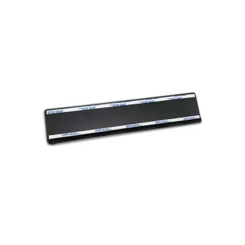   Avisa negru mat 3 mm bordat aluminiu protecție prag inferioară embosat cu model (4 mai multe bucăți) JUMPY III 4D 2016->, SPACETOURER 2016->stb.