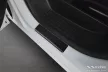 Avisa 3 mm striat inferior protecție de prag din aluminiu neagră mată ștanțat cu model (din 4 bucăți) JUMPY III 4D 2016->, SPACETOURER 2016->stb.