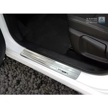   Avisa protecție de prag din oțel argintie satinată "Special Edition" (din 4 bucăți) RENAULT KADJAR 2015->