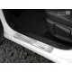 Avisa protecție de prag din oțel argintie satinată "Special Edition" (din 4 bucăți) RENAULT KADJAR 2015->
