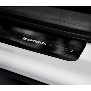   Avisa protecție de prag din oțel neagră "Special" (din 4 bucăți) SKODA OCTAVIA III liftback/break 2013-2019