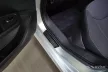 Avisa protecție de prag din oțel neagră "Special Edition" (din 4 bucăți) crom cu inscripție SKODA FABIA IV Hatchback 2021->