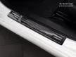 Avisa protecție de prag din oțel lustruit neagră "Sportline" cu gravură SUBARU IMPREZA V (GT) 5D FL2017->