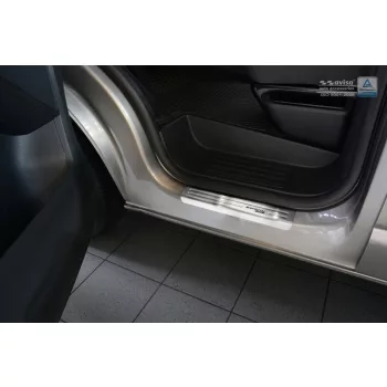   Avisa protecție de prag din oțel argintie satinată "Special Edition" (din 2 bucăți) VOLKSWAGEN TRANSPORTER T6 2015-2019, FL2019->