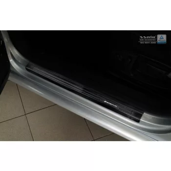   Avisa protecție de prag din oțel neagră "Special" (din 4 bucăți) VOLKSWAGEN PASSAT B6 2005-2010, VOLKSWAGEN PASSAT B7 2011-2015