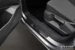 Avisa protecție de prag din oțel neagră ștanțat "Lines" (din 2 bucăți) VOLKSWAGEN CADDY V (SB) 2020->, VOLKSWAGEN CADDY CARGO V (SB) furgonetă 2020->