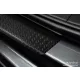 Avisa 3 mm striat protecție de prag din aluminiu neagră mată cu model (din 2 bucăți) CADDYCalifornia - CADDY Maxi CAL/CADDY Life - CADDY Maxi Life CADDY stb.