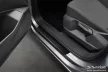Avisa 3 mm striat protecție de prag din aluminiu neagră mată cu model (din 2 bucăți) CADDYCalifornia - CADDY Maxi CAL/CADDY Life - CADDY Maxi Life CADDY stb.