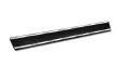 Avisa 3 mm striat protecție de prag din aluminiu neagră mată cu model (din 2 bucăți) CADDYCalifornia - CADDY Maxi CAL/CADDY Life - CADDY Maxi Life CADDY stb.