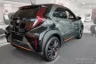 Avisa protecție prag din aluminiu bordat negru de 3 mm mintat (4 mai multe bucăți) TOYOTA AYGO X 2022->/TOYOTA AYGO X hybrid 2026->